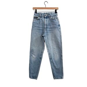 Lee Vintage Light Blue High-Rise Tapered Jeans